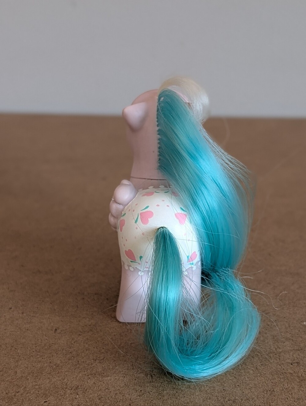 Vintage 1987 G1 MLP Baby Fancy Pants "Dots 'n Hearts" First Tooth Pegasus - Picture 5 of 9